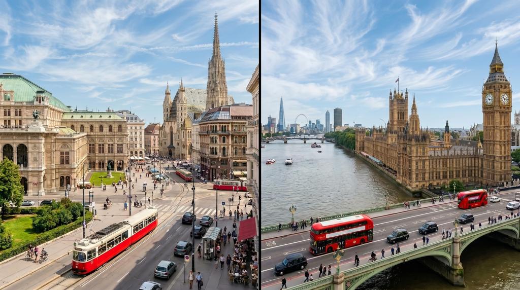 Local SEO on Google Maps: Vienna vs London